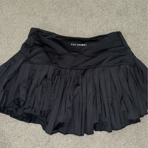 black gold hinge skirt